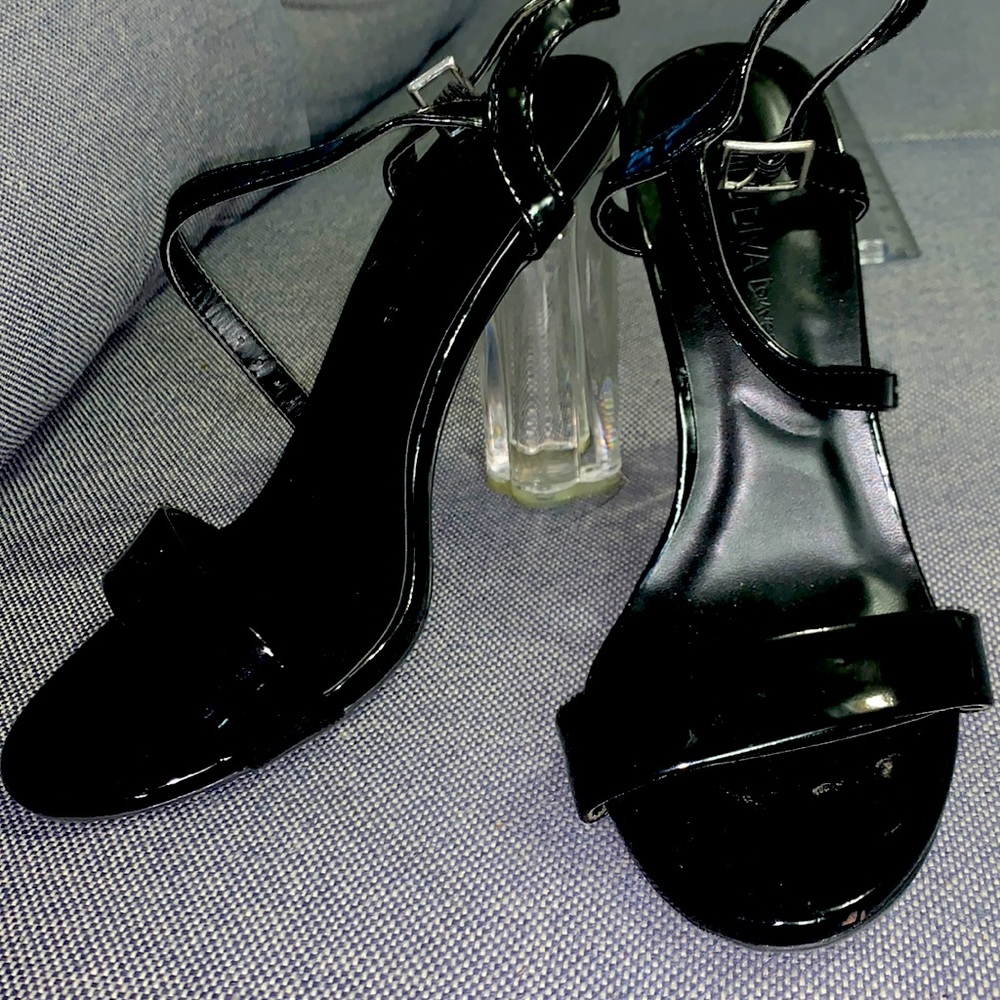 Brand new clear heels size 9